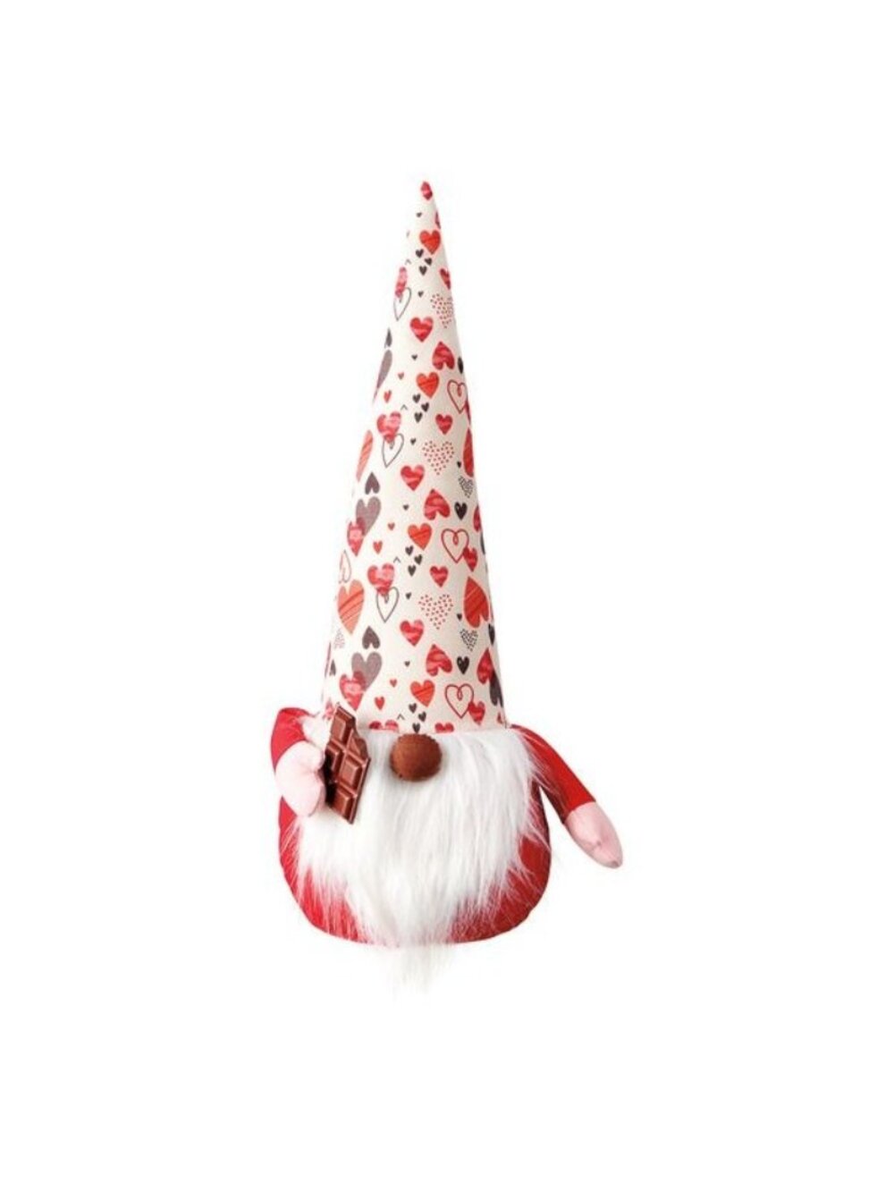 NWT Kirkton House Valentines Day Gnome Decoration With Pink Heart Chocolate  20"